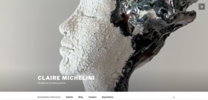 homepage du site clairemichelini.com