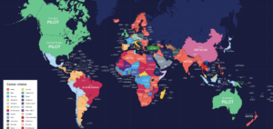 carte du monde des jobs de reve