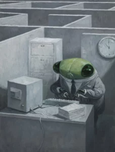 Shaun tan illustration travail