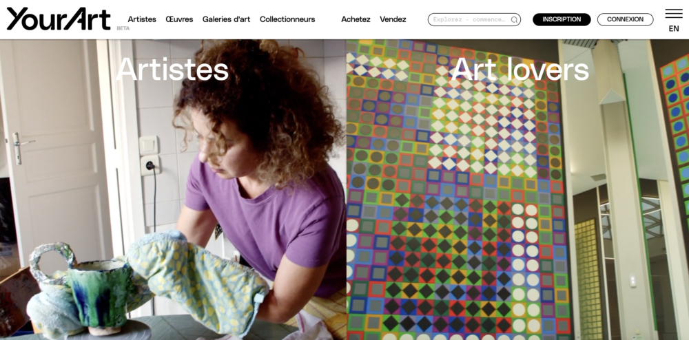 yourart plateforme artistes