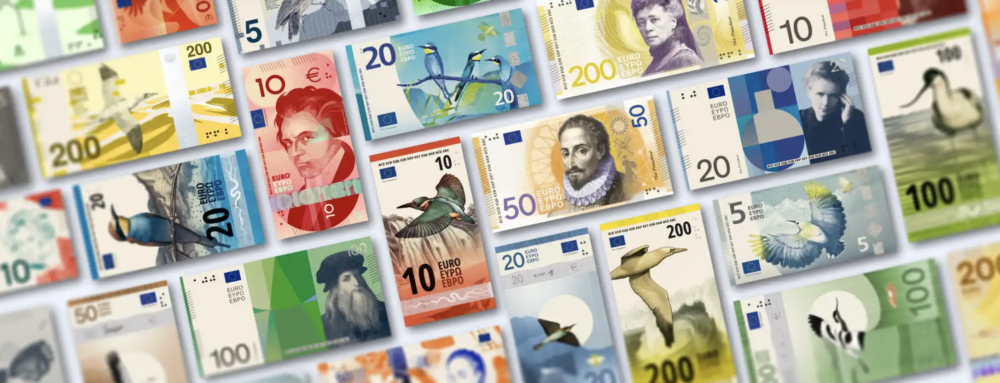 design des futurs billets en Euro. La BCE vous demande votre avis. Elaee recrutement design création communication