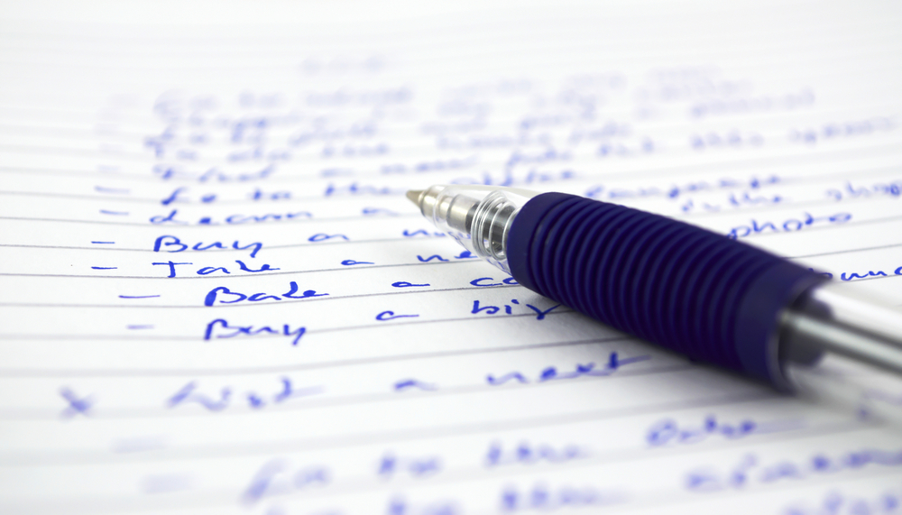 To do list