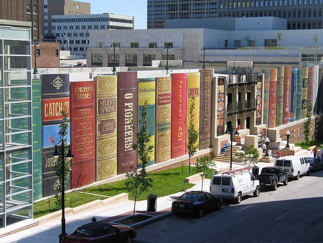Bibliothèque de Kansas City, USA