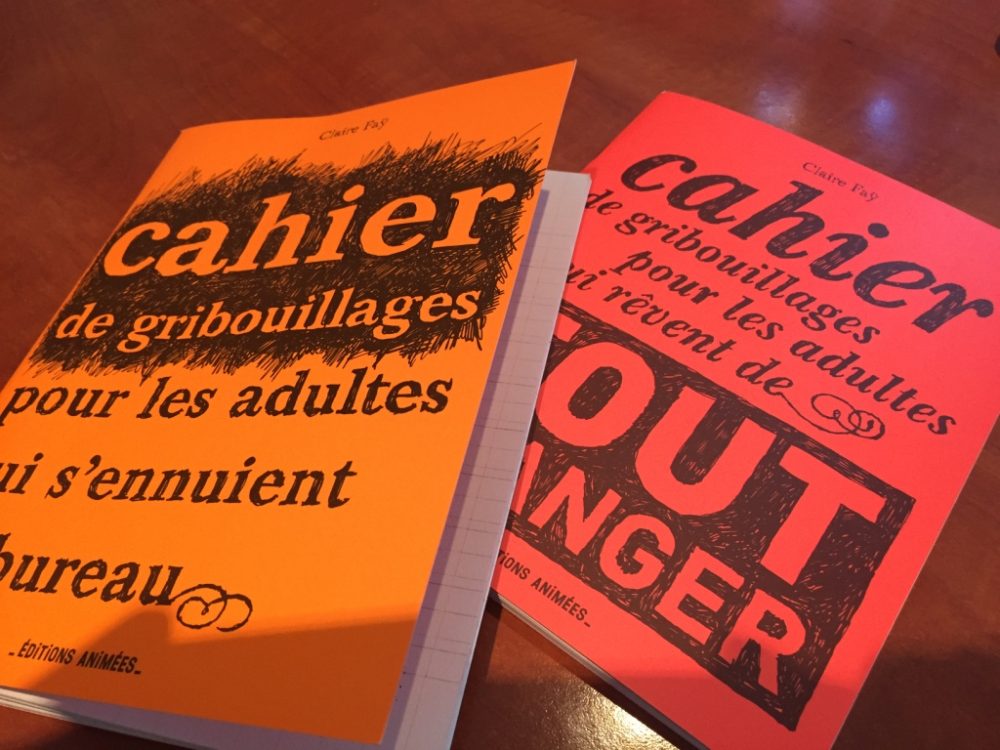 cahier gribouillages